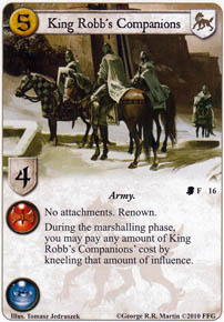 King Robb's Companions
