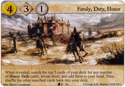 Family, Duty, Honor