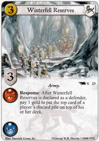 Winterfell Reserves