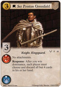 Ser Preston Greenfield