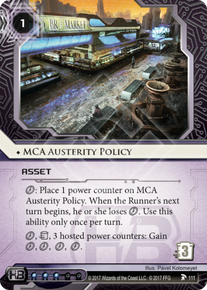 MCA Austerity Policy