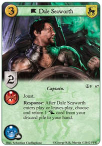 A Turn of the Tide A Game of Thrones LCG 1x Dale Seaworth #067 
