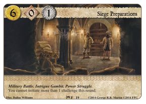 Siege Preparations