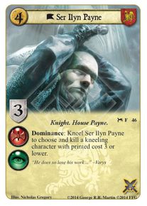 Ser Ilyn Payne The Valemen Game Of Thrones Lcg Game Of Thrones Card Browser Card Game Db