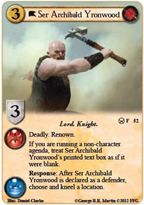 Ser Archibald Yronwood