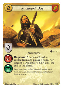 Ser Gregor's Dog