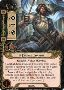Prince Of Dol Amroth Lord Of The Rings CCG Card SoG 8.R37 Imrahil