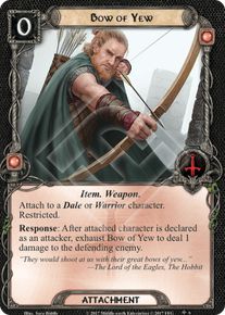 Lord Of The Rings CCG Card RotK 7.R18 Bow of Galadhrim 
