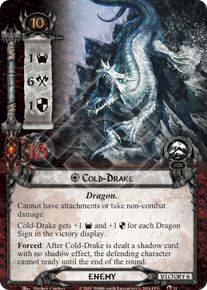 Kraan toonhoogte Postbode Cold-Drake - The Withered Heath - Lord of the Rings LCG - Lord of the Rings  Spoiler List - Card Game DB