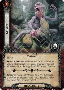 LotR TCG Wiki: Gollum, Stinker (T) (5R25T)