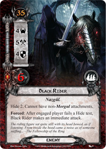 1x Rode like a Gale  #075 The Black Riders Lord of the Rings LCG 
