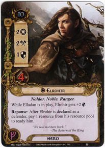 son of Elrond 14r3 the Lord of the Rings LOTR TCG Elrohir 