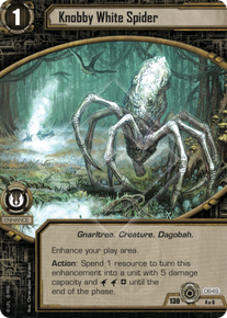 Knobby White Spider