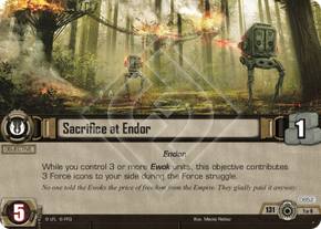 star wars ccg endor card list