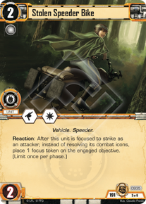Stolen Speeder Bike