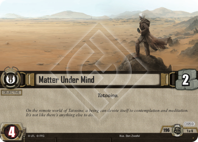 Matter Under Mind