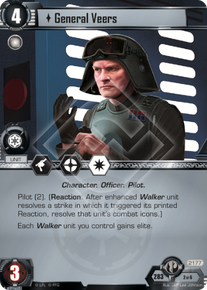 General Veers - Trust in the Force - Star Wars LCG - Star Wars