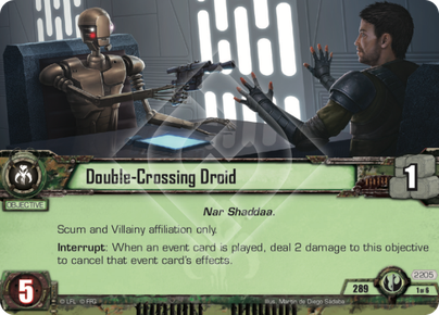 Double-Crossing Droid