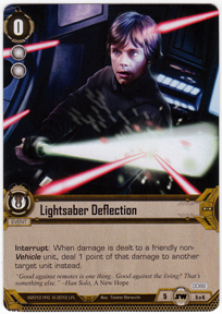 Lightsaber Deflection