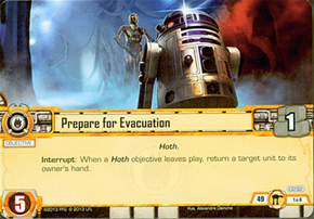 Prepare for Evacuation