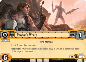 Rendar's Wrath