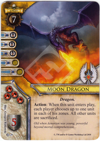 1x Dragons Lair #030 Warhammer Invasion The Chaos Moon