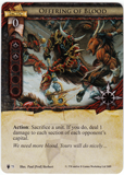 Offering of Blood
